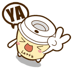 Take a break (Latte & Friend) sticker #7561997