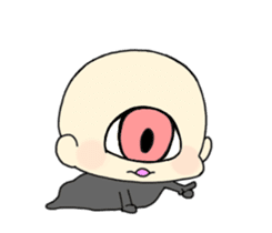 Hitotsume and the funny everyday sticker #7562094