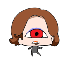 Hitotsume and the funny everyday sticker #7562096