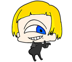 Hitotsume and the funny everyday sticker #7562098