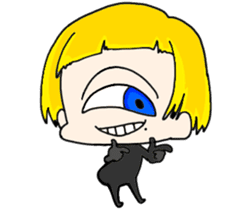 Hitotsume and the funny everyday sticker #7562098