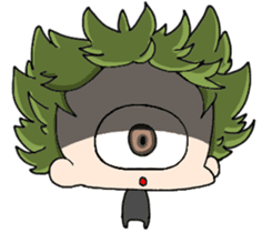 Hitotsume and the funny everyday sticker #7562102