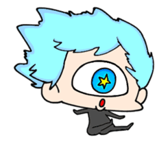 Hitotsume and the funny everyday sticker #7562105