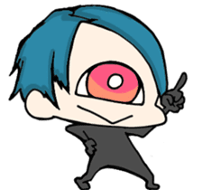 Hitotsume and the funny everyday sticker #7562108