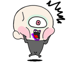 Hitotsume and the funny everyday sticker #7562112