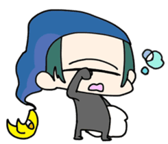 Hitotsume and the funny everyday sticker #7562113