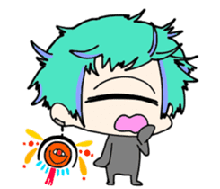 Hitotsume and the funny everyday sticker #7562114