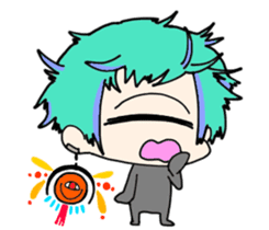 Hitotsume and the funny everyday sticker #7562114