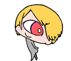 Hitotsume and the funny everyday sticker #7562119