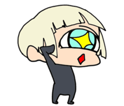 Hitotsume and the funny everyday sticker #7562124