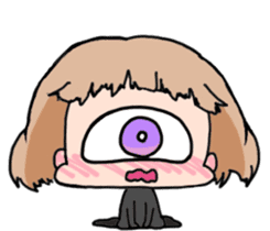 Hitotsume and the funny everyday sticker #7562126