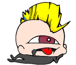 Hitotsume and the funny everyday sticker #7562131