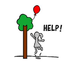 shadow girl sticker #7562175