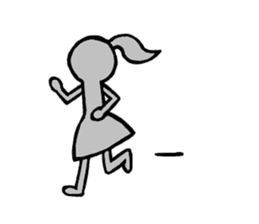 shadow girl sticker #7562187