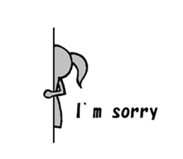 shadow girl sticker #7562193