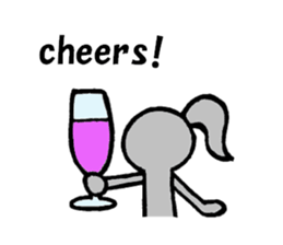 shadow girl sticker #7562194