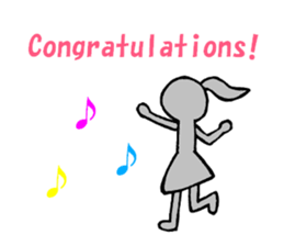 shadow girl sticker #7562205