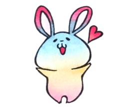 Rainbow Animal sticker #7562212