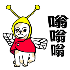 Funny French Bulldog Stickers