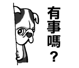 Funny French Bulldog Stickers sticker #7562338