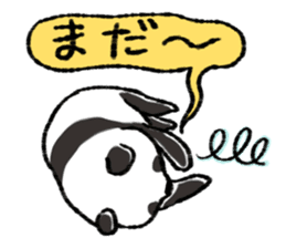 Only a Japanese panda. sticker #7562873