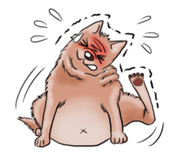 Fat Dog Slow Life sticker #7562899