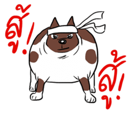 Fat Dog Slow Life sticker #7562904