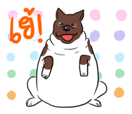 Fat Dog Slow Life sticker #7562907