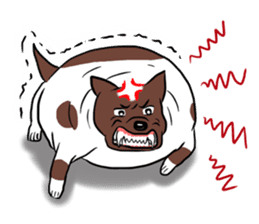 Fat Dog Slow Life sticker #7562918