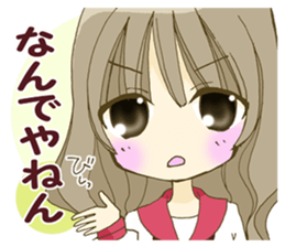 KANSAI valve Moe girl! sticker #7562990