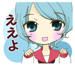 KANSAI valve Moe girl! sticker #7562991