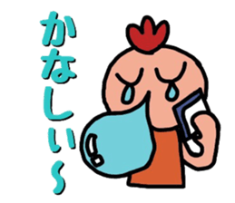 Sticker of fairy chicken sticker #7563184