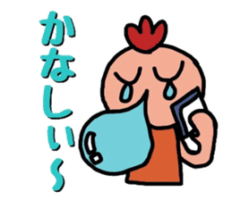 Sticker of fairy chicken sticker #7563184