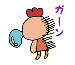 Sticker of fairy chicken sticker #7563199