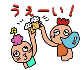 Sticker of fairy chicken sticker #7563208