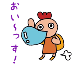 Sticker of fairy chicken sticker #7563209