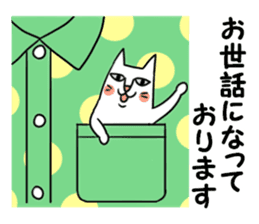 pocket-size cats 3 sticker #7563375