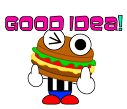 Frankly Humburger! sticker #7564840