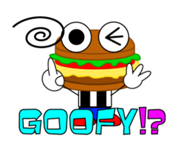Frankly Humburger! sticker #7564842