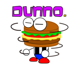 Frankly Humburger! sticker #7564848