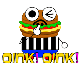 Frankly Humburger! sticker #7564858