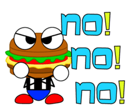 Frankly Humburger! sticker #7564864