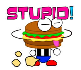 Frankly Humburger! sticker #7564871