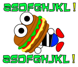 Frankly Humburger! sticker #7564875