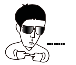 Strange Face Stickers sticker #7565243