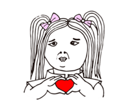 Strange Face Stickers sticker #7565248