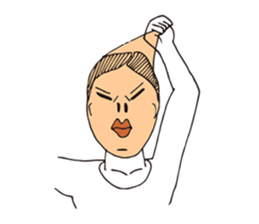 Strange Face Stickers sticker #7565258