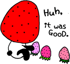STRAWBERRY PANDA Part 4 sticker #7565406