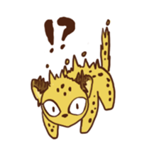 Curious leopard 2 sticker #7565723