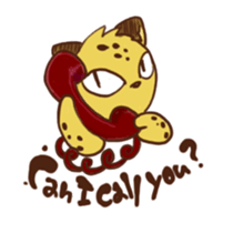 Curious leopard 2 sticker #7565731